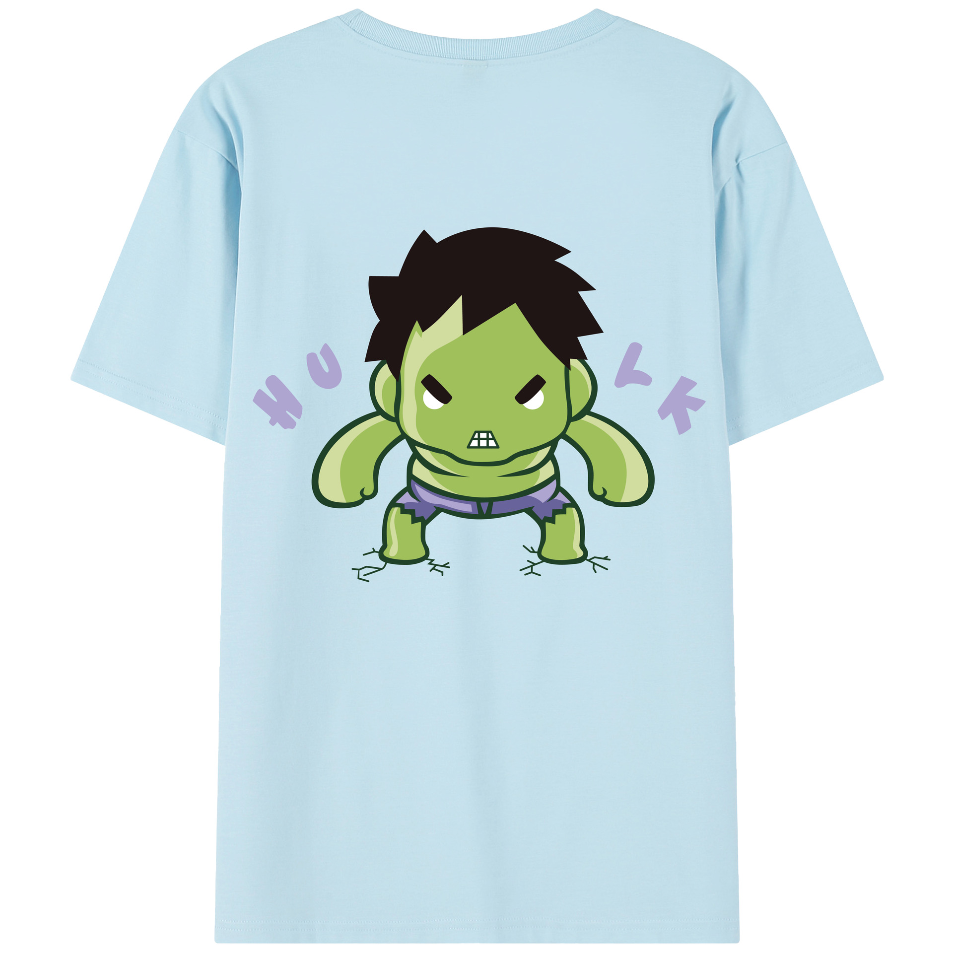 （画像用） アベンジャーズ The Avengers 綿100％半袖Tシャツ（背面プリント）